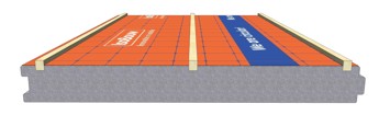 Illustratie van de opbouw van een SlimFix Reno+ renovatieplaat type 3.0