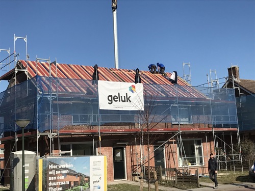 Foto van een renovatieproject met SlimFix RenoTwin