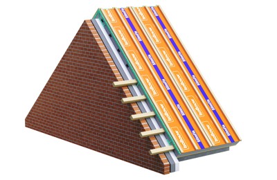 overstek bij prefab dakelement