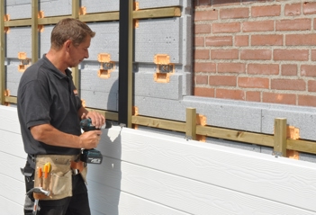 Modulaire gevelisolatie
