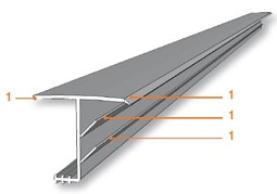 Het luchtdichte naadprofiel voor de onderlinge aansluiting van de SlimFix Deco zolderisolatie